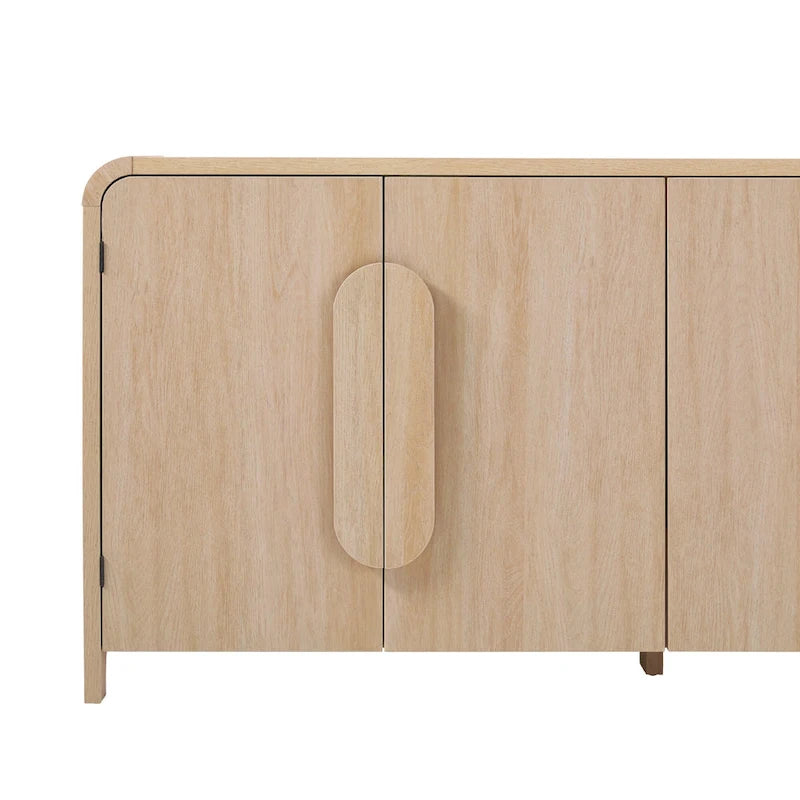 Buffet moderne Middlebrook de 64 pouces avec bords arrondis