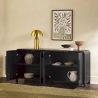 Buffet moderne Middlebrook de 64 pouces avec bords arrondis