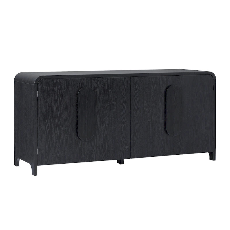 Buffet moderne Middlebrook de 64 pouces avec bords arrondis