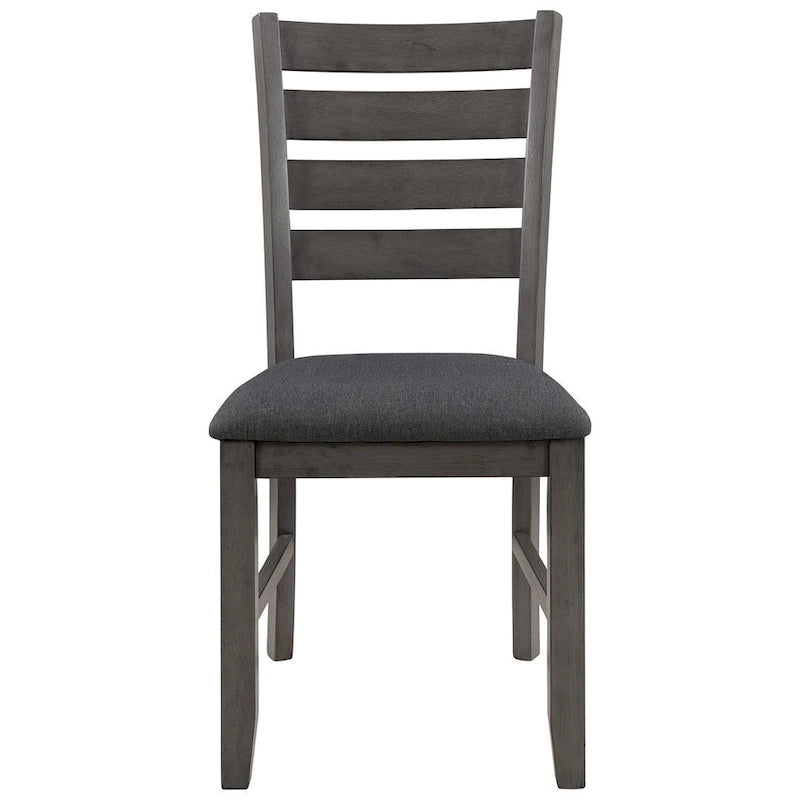 Ensemble de salle à manger 6 pièces (table et chaises avec banc), style rustique, en bois, pour 6 personnes