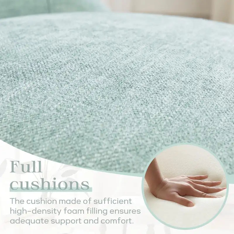 Ensemble de 2 fauteuils d'appoint capitonnés