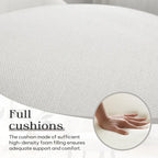 Ensemble de 2 fauteuils d'appoint capitonnés